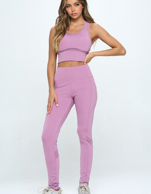 Load image into Gallery viewer, Women&#39;s Two Piece Activewear Set Cut Out Detail - Matches Boutique
