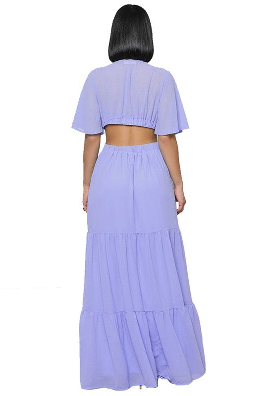 SEXY CHIFFON MAXI DRESS - Matches Boutique