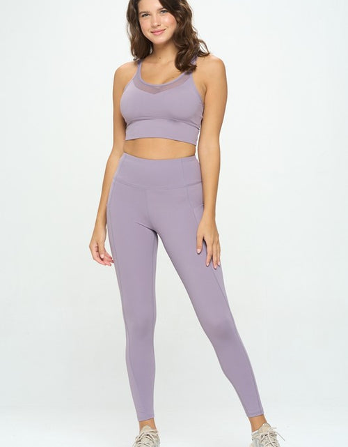 Load image into Gallery viewer, Activewear Set Top and Leggings - Matches Boutique
