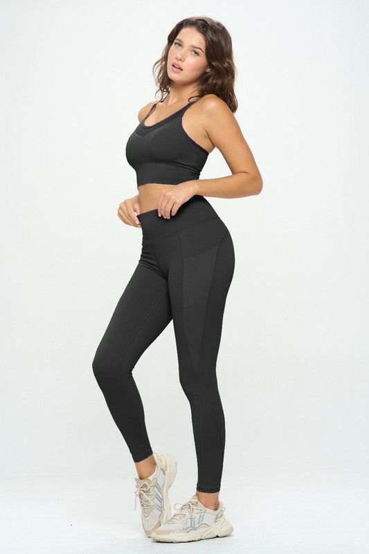 Activewear Set Top and Leggings - Matches Boutique