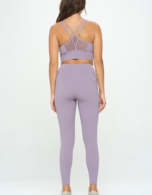 Load image into Gallery viewer, Activewear Set Top and Leggings - Matches Boutique
