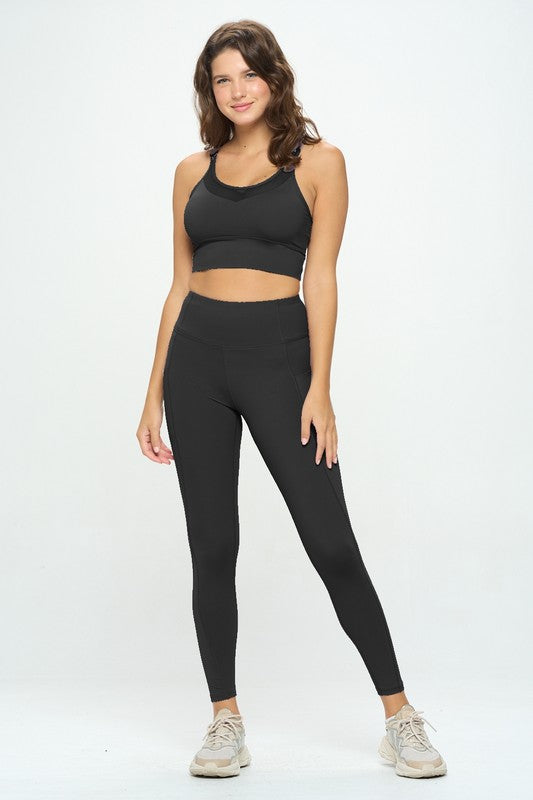 Activewear Set Top and Leggings - Matches Boutique