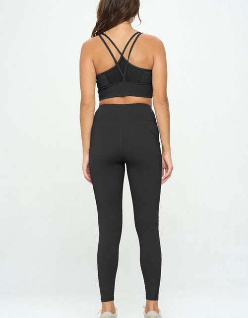 Load image into Gallery viewer, Activewear Set Top and Leggings - Matches Boutique
