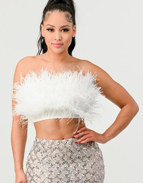 Load image into Gallery viewer, Don&#39;t Mess With My Fur Crop Tube Top - Matches Boutique
