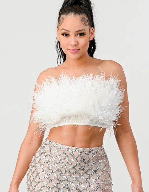 Load image into Gallery viewer, Don&#39;t Mess With My Fur Crop Tube Top - Matches Boutique
