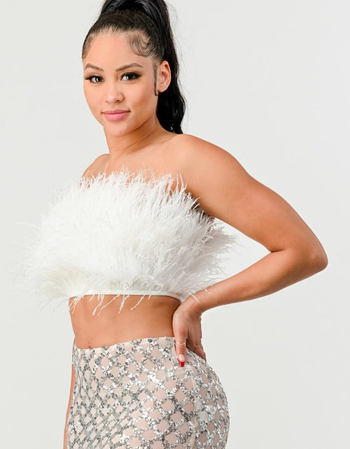 Load image into Gallery viewer, Don&#39;t Mess With My Fur Crop Tube Top - Matches Boutique
