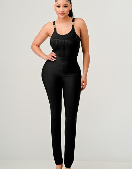 Load image into Gallery viewer, BODYCON BANDAGE JUMPSUIT - Matches Boutique
