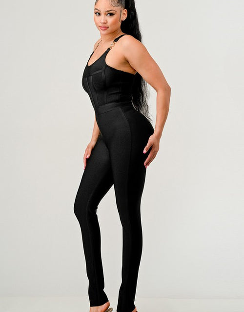 Load image into Gallery viewer, BODYCON BANDAGE JUMPSUIT - Matches Boutique
