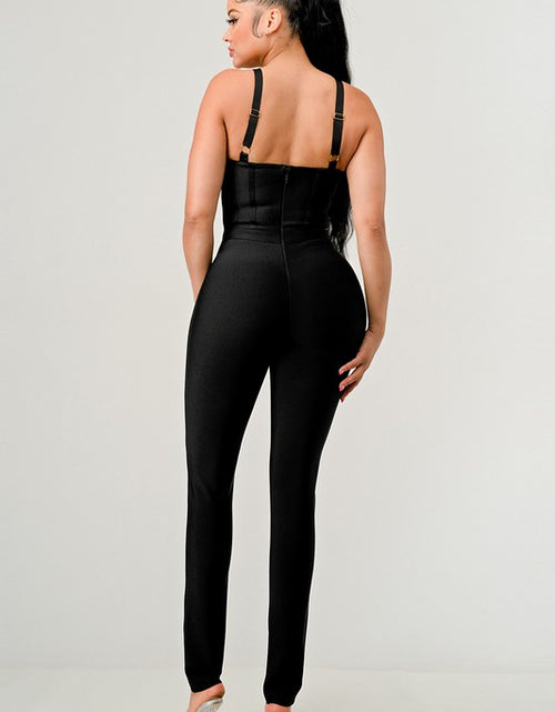 Load image into Gallery viewer, BODYCON BANDAGE JUMPSUIT - Matches Boutique
