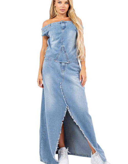 Load image into Gallery viewer, SEXY FASHION DENIM 2PCS SET - Matches Boutique
